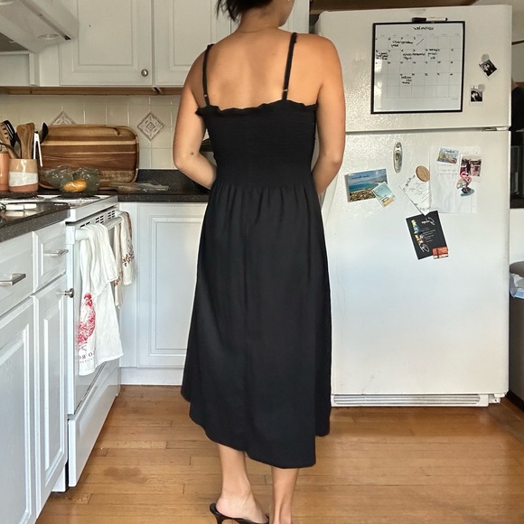 ABERCROMBIE Black Runch midi dress in size S - Picture 2 of 2